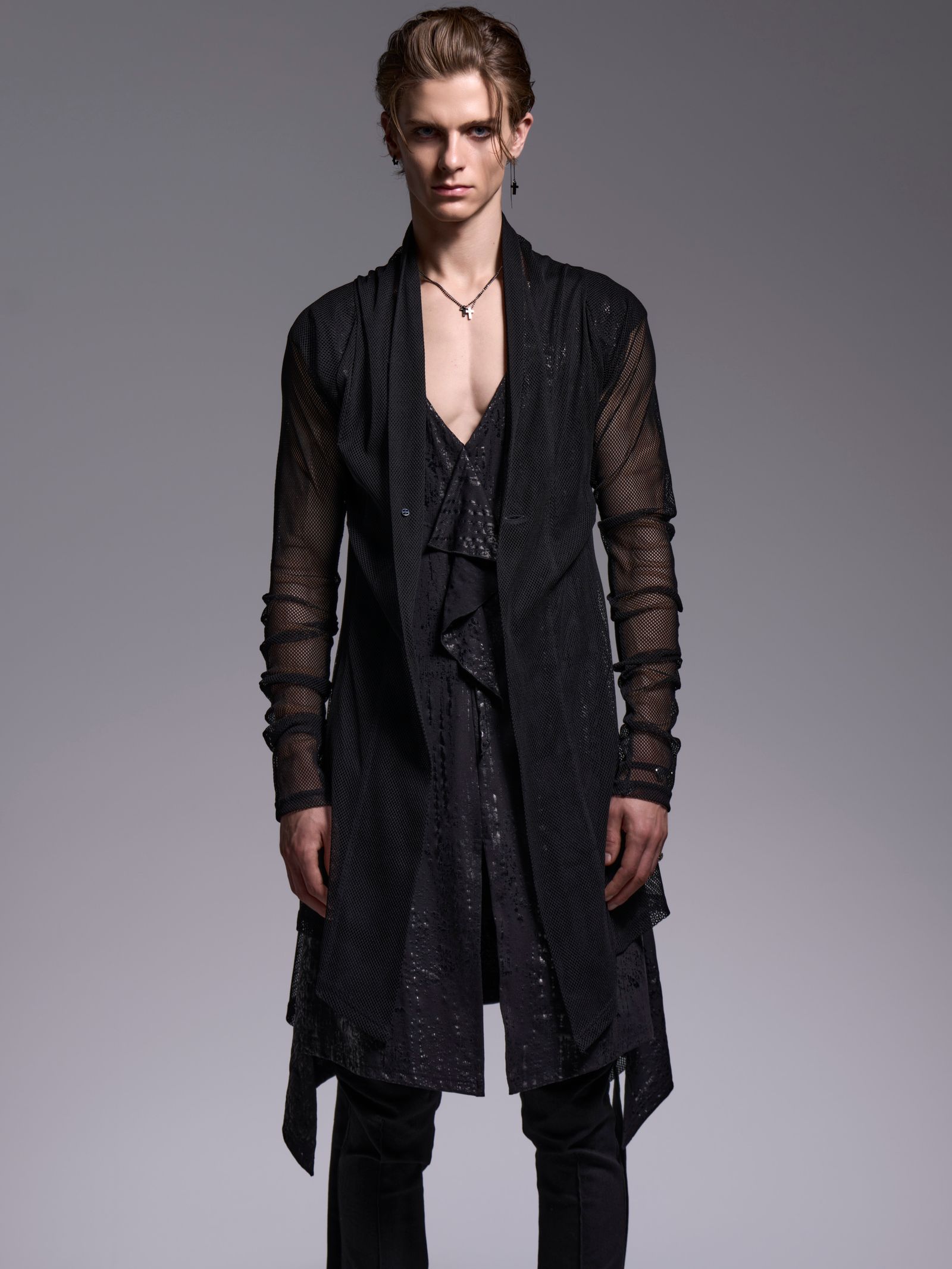 【予約品 1月4日(日) 締切】Dolman Sleeve Cardigan / ドルマンスリーブ カーディガン / ブラック