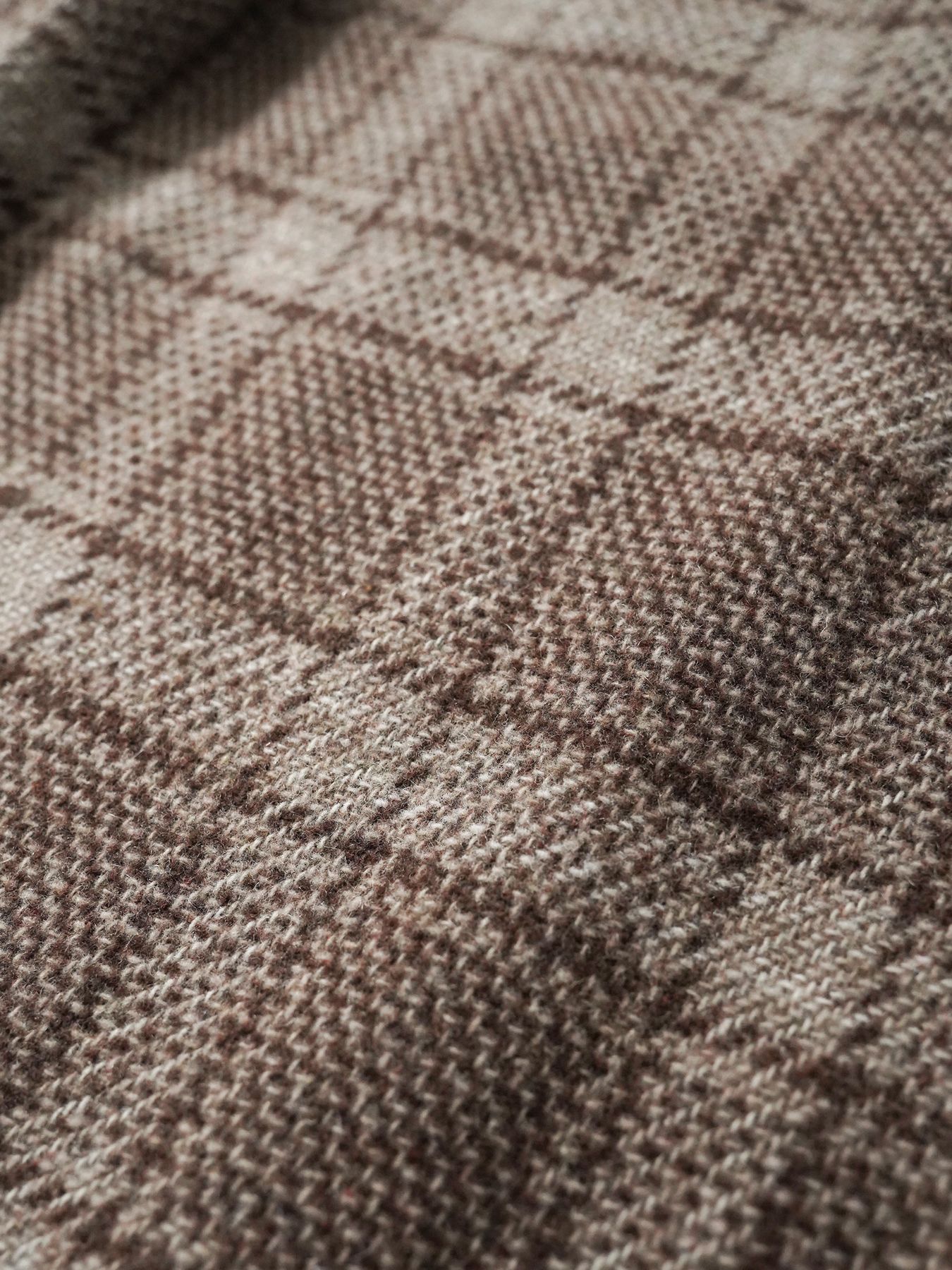 【予約品 5月6日(水) 締切】WOOLCHECK-SPORTJACKET / ヴィンテージシャツジャケット / ブラウン系