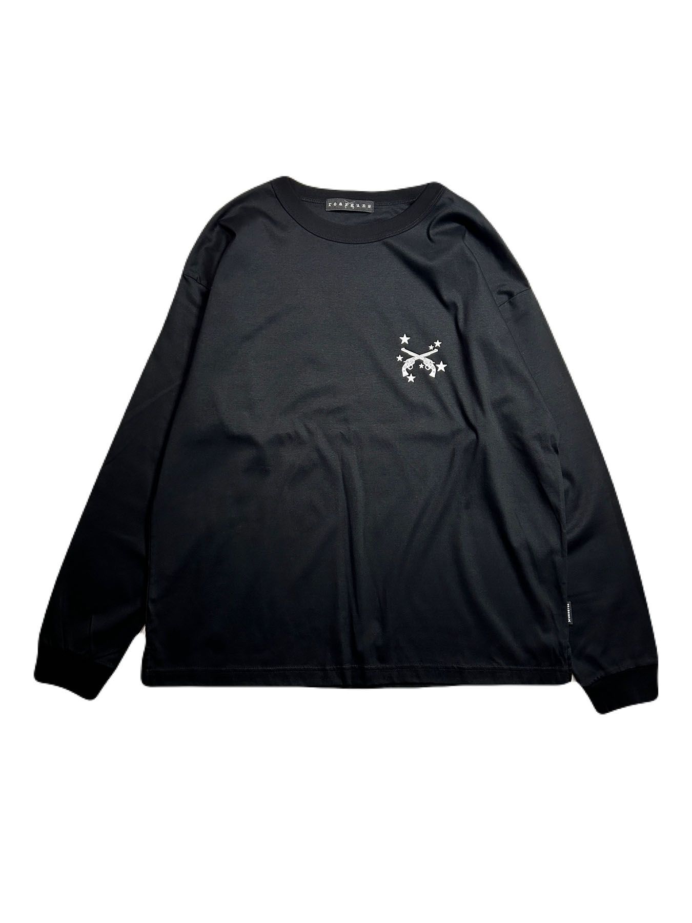 【予約品 8月10日(日) 締切 】ANGEL CROSSGUN L/S T / エンジェル クロスガン ロングスリーブ Tシャツ / ブラック