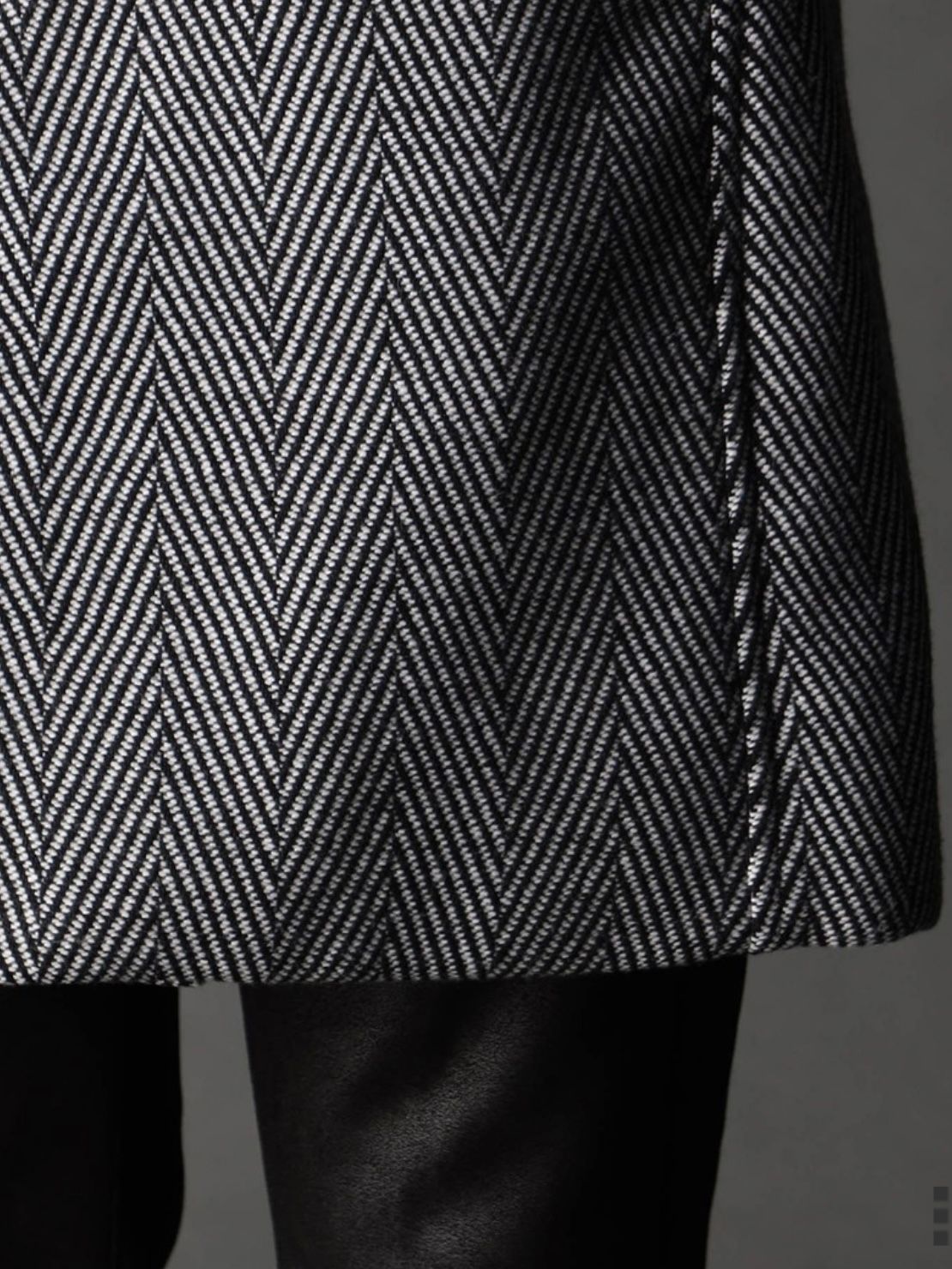 アラカルトハイブリットメルトン スタンドコート ヘリンボーン 【NICOLE CLUB FOR MEN】