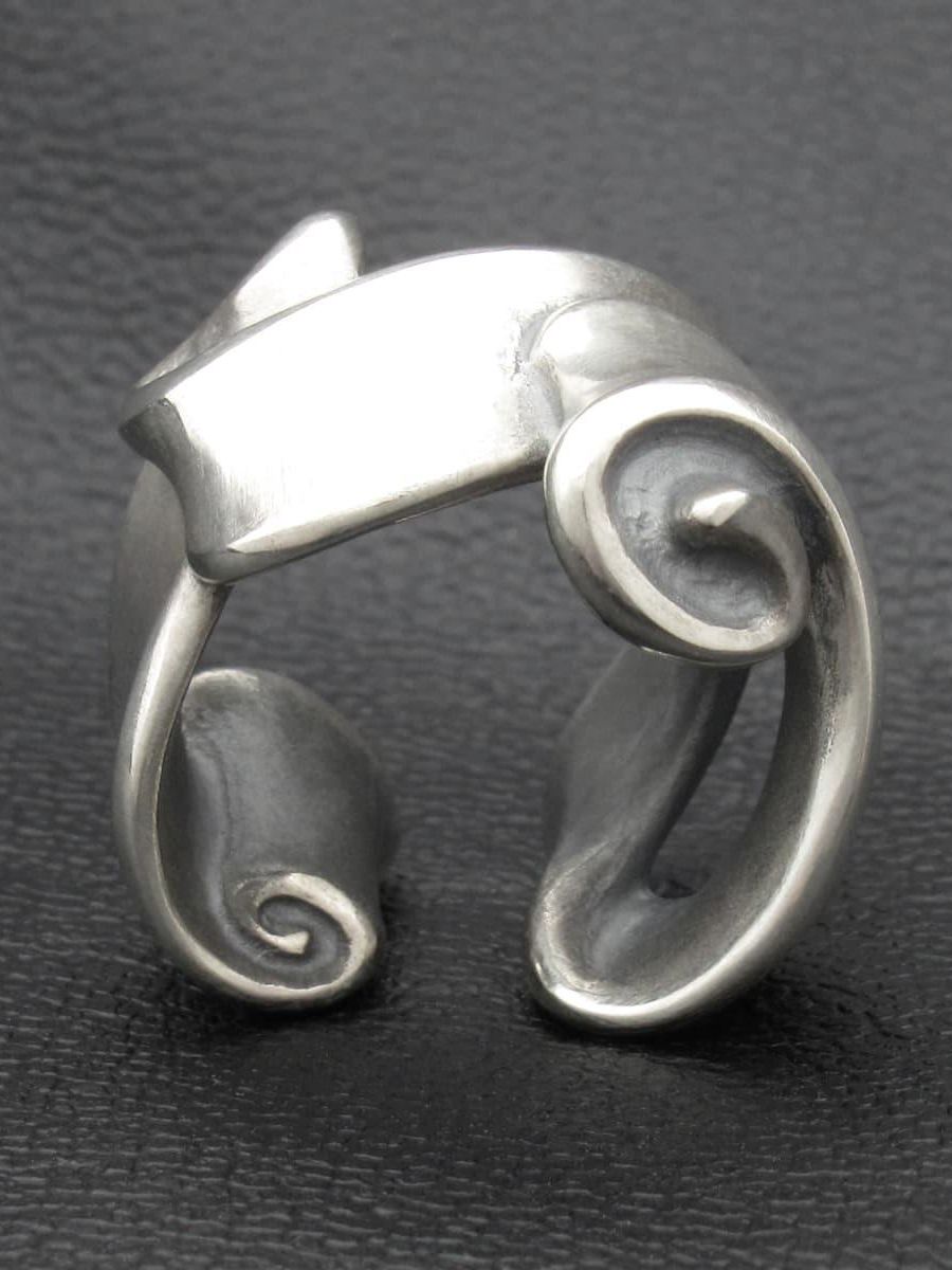 【受注生産品】 Flap Ribbon Ear Cuff / NONE / フラップリボンイヤカフ