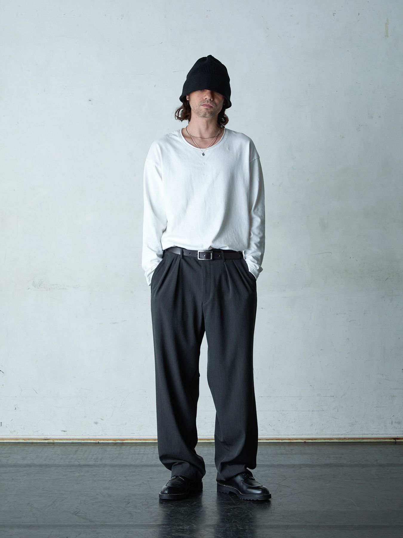 【予約品 5月27日(水) 締切】LONGCHILL / 長袖Tシャツ / ホワイト