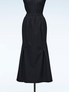 《予約品4月23日18時締め》 EasyFlareMermaidSkirt / マーメイドスカート  / ブラック 【THE ONENESS】 7月中入荷予定
