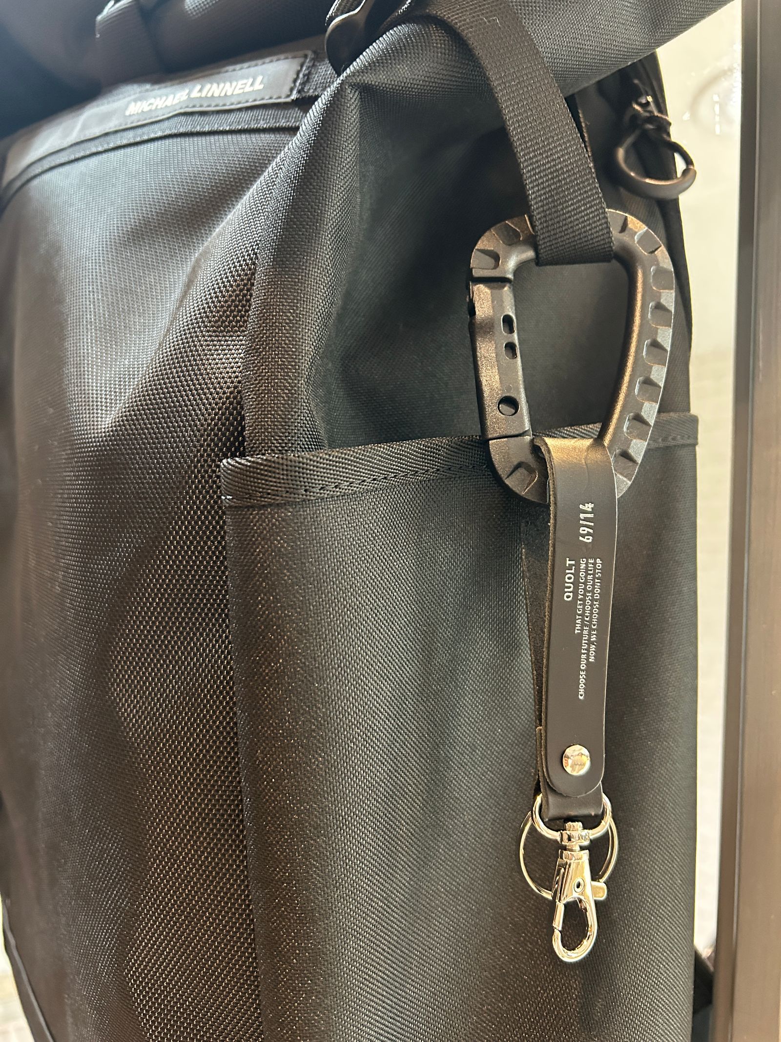 LEATHER KEYHOLDER キーホルダー/ BLACK