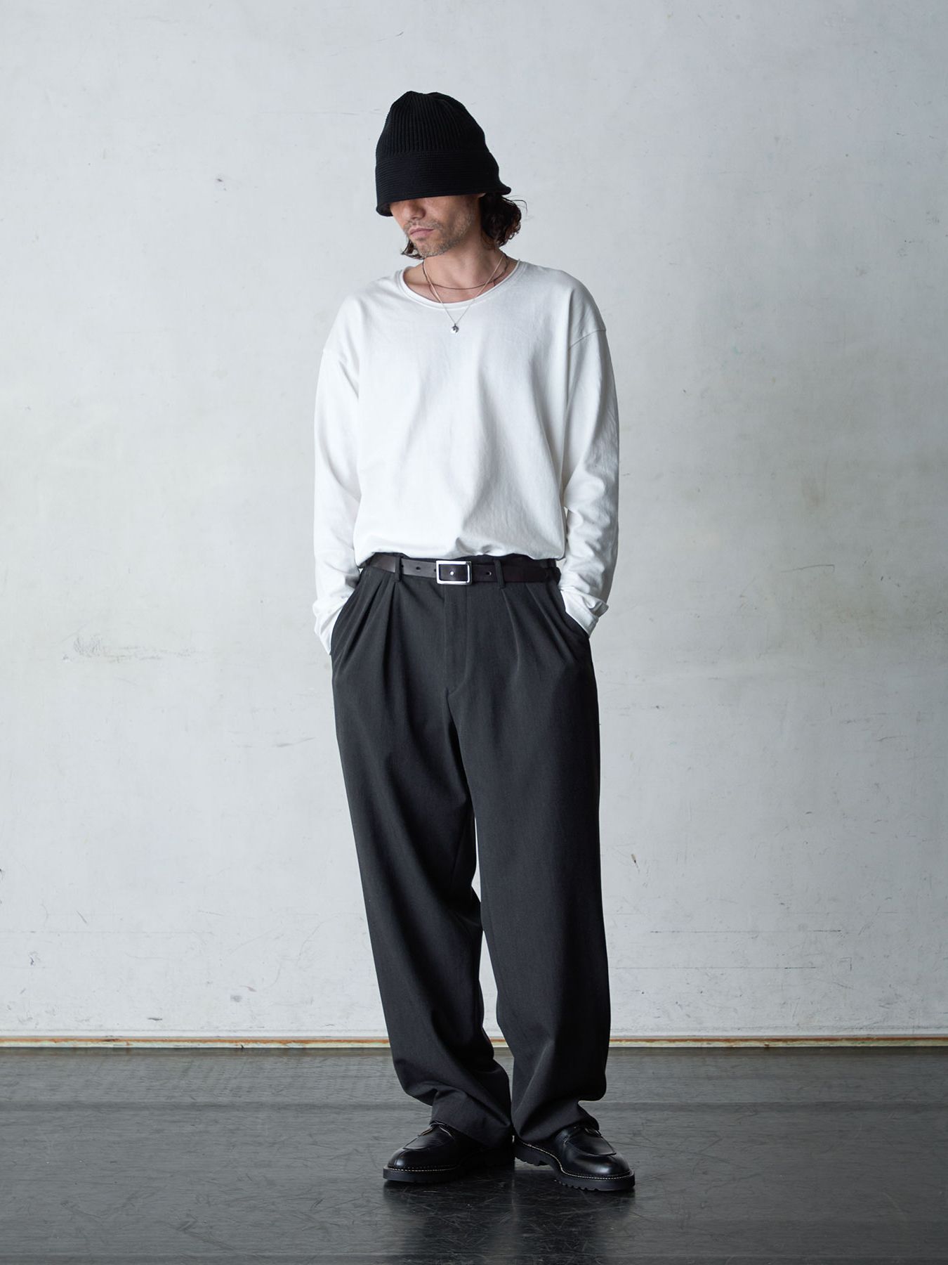 【予約品 5月27日(水) 締切】LONGCHILL / 長袖Tシャツ / ホワイト