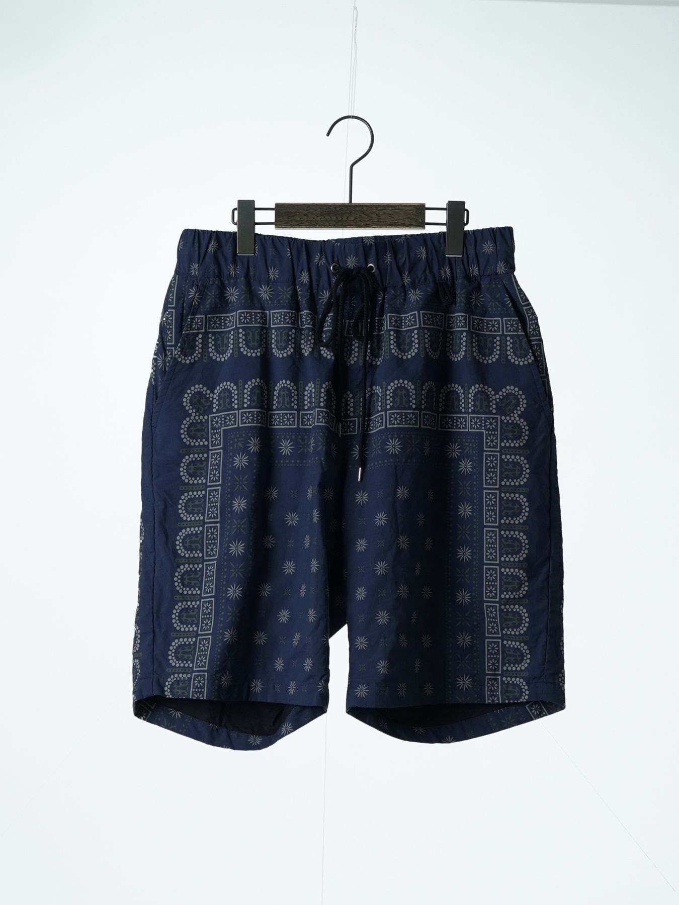 【予約品 2月1日(日) 締切】VINTAGEBANDANA SHORTS / ヴィンテージバンダナ柄 ショーツ / ネイビー