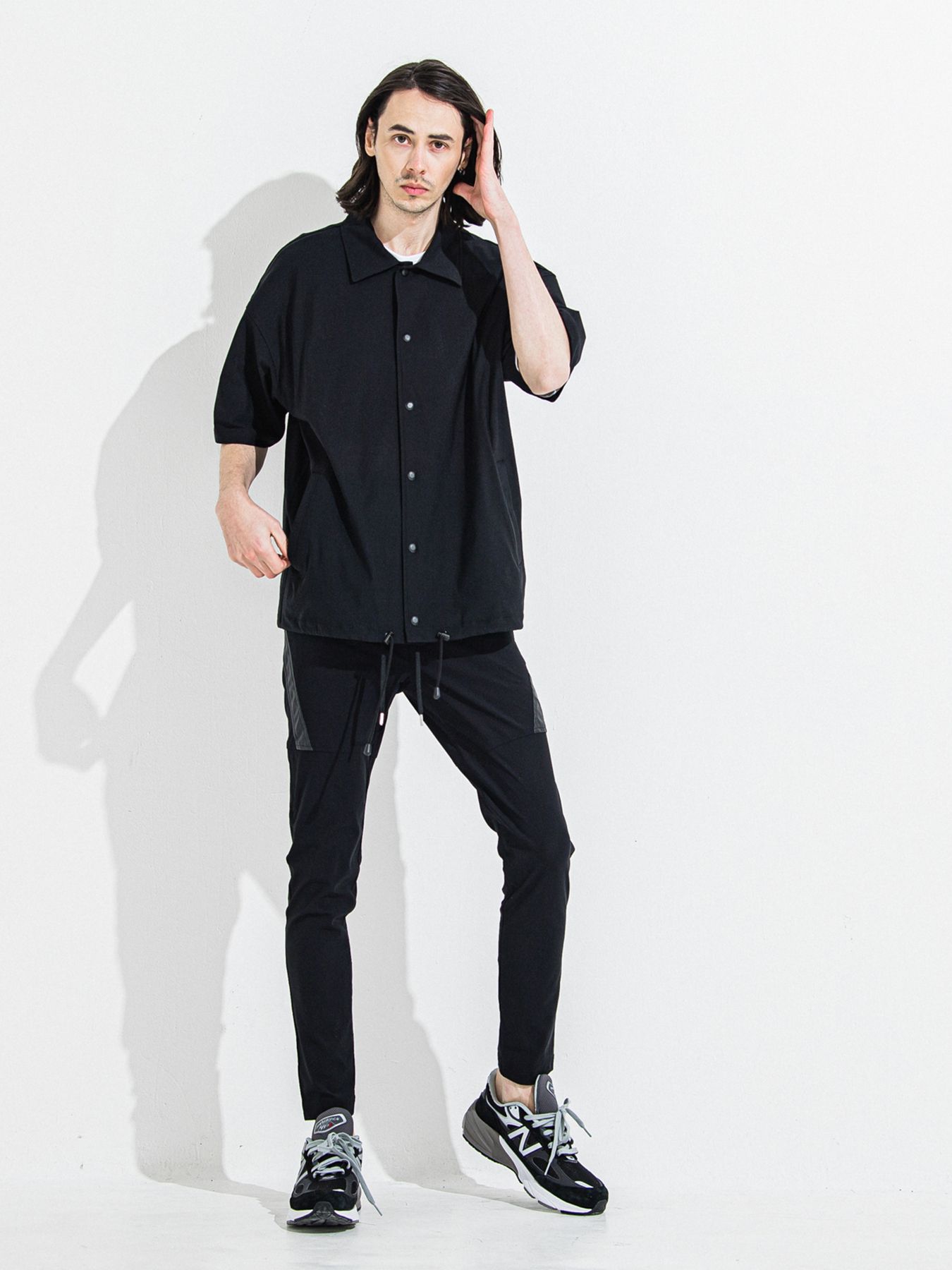 【予約品 】TYLER NYLON PANTS / タイラーナイロンパンツ / ブラック