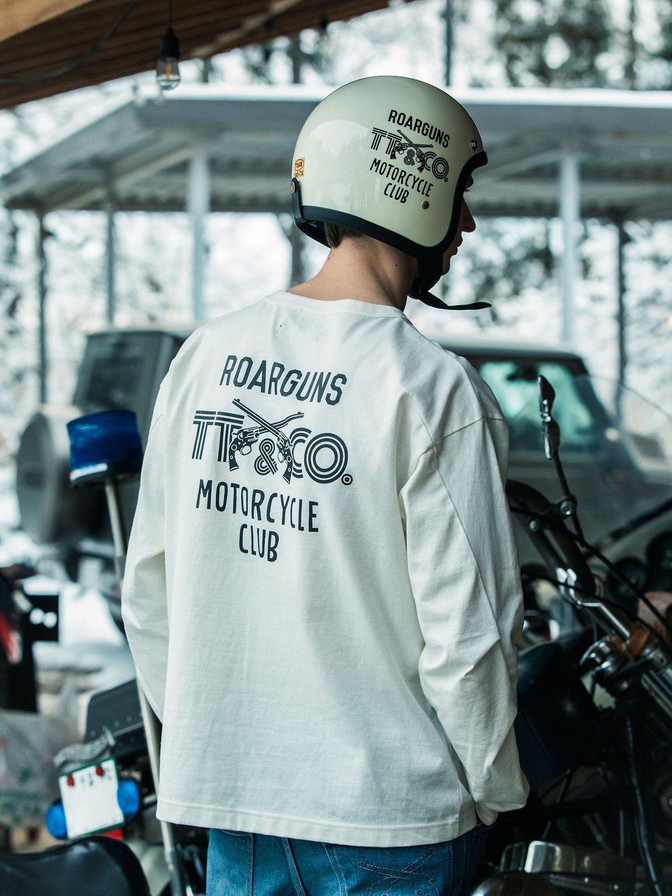 【予約品 3月9日(月) 18:00 締切】TT&CO.コラボ - TT&CO. WING GUN / ロンT / オフホワイト