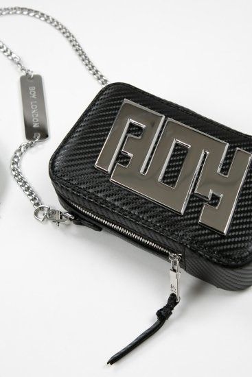 BOY MINI SHOULDER BAG / ブラック 【BOY LONDON】