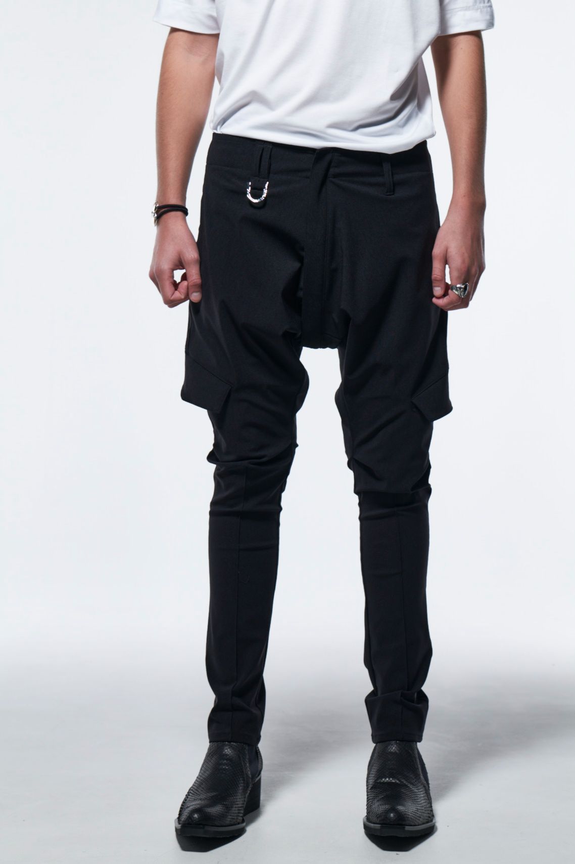 《予約品》 SarouelCargoBontagePants / ブラック 【kiryuyrik】 2023年2月以降入荷予定