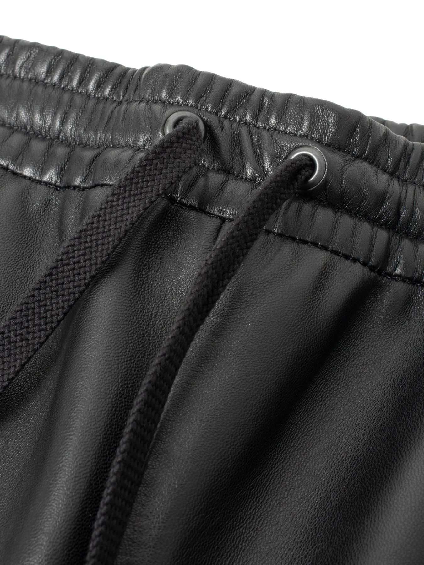 【予約品 9月27日(日) 締切】スペイン エントレフィーノ ラム トラックワイドパンツ / LIVITY/ BLACK