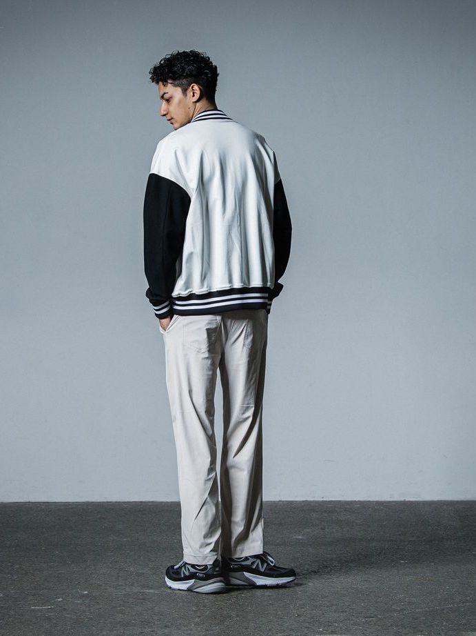 《予約品》 RC JERSEY OVER VARSITY JACKET / スタジャン / ホワイト