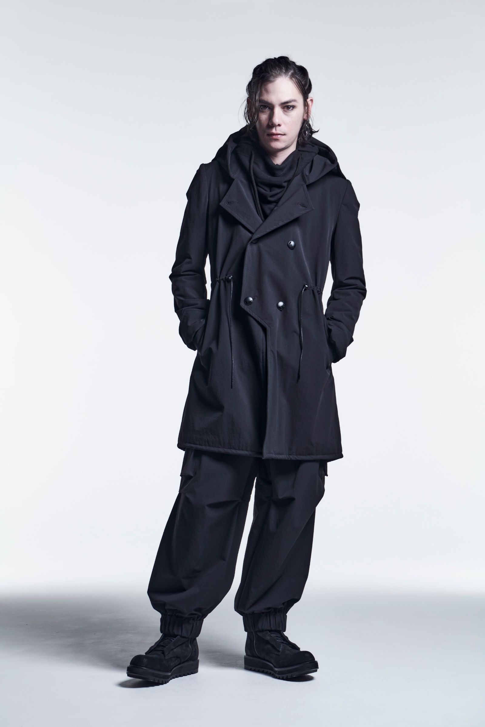 《予約品》 CargoPants 2Way-W-Cloth / Black 【kiryuyrik】 9月入荷予定
