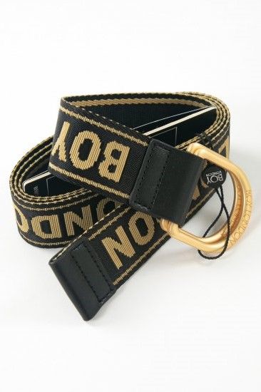 NYLON RING BELT ベルト / BLACK 【BOY LONDON】