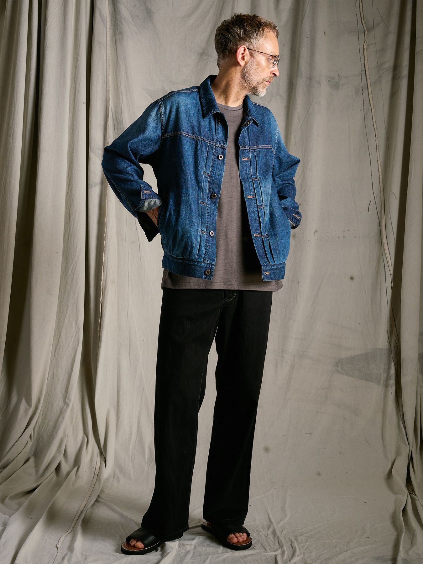 【予約品】super100's wool jersey S/S / Super100'sウール ハイゲージシングルジャージー ショートスリーブカットソー / スチールグレー