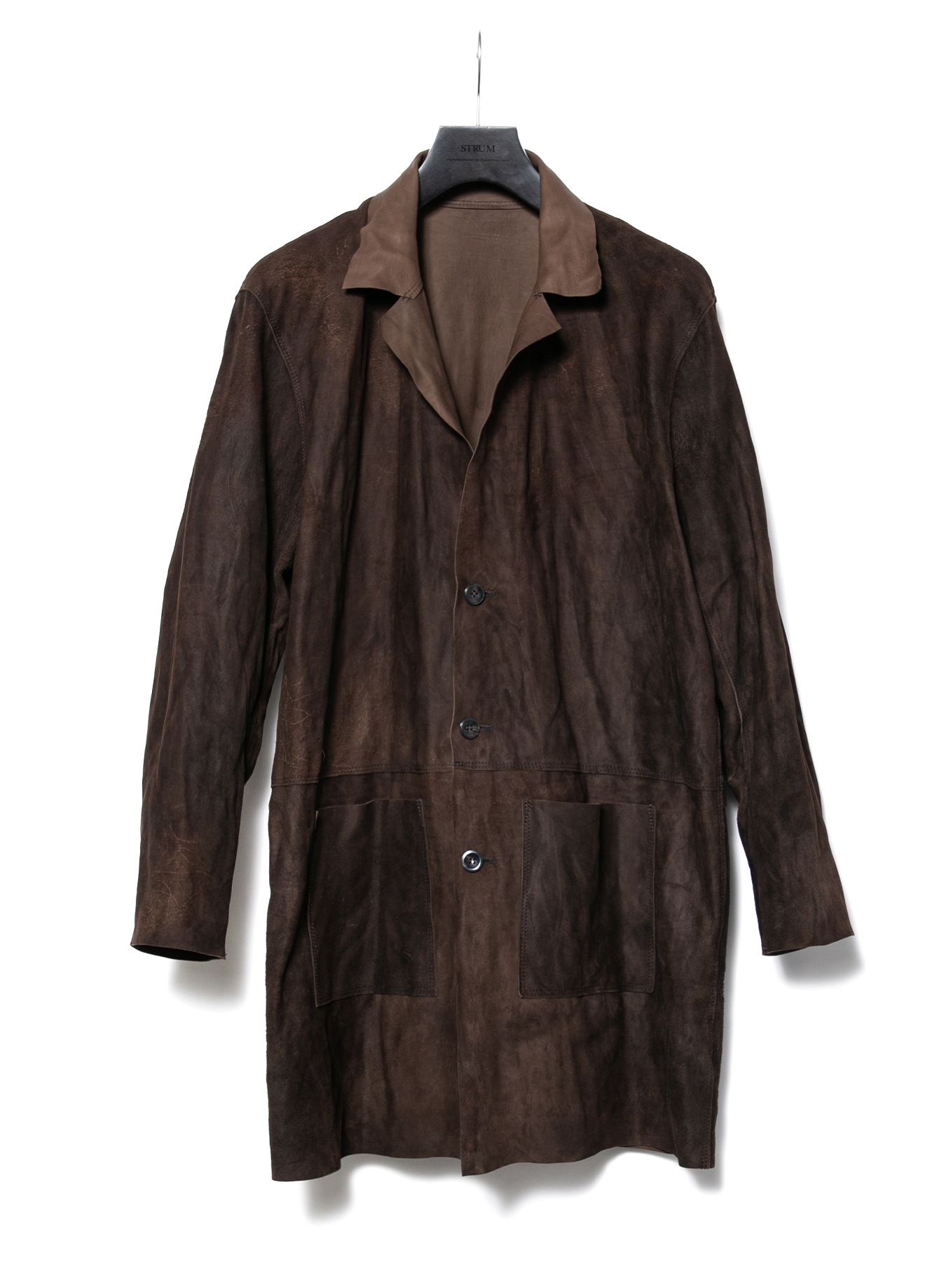 【予約品 10月12日(日) 締切】Hybrid Vegetable Tanned Calfskin Middle Coat / ハイブリッド タンニン鞣し カーフスキン ミドルコート / DEAD MAN