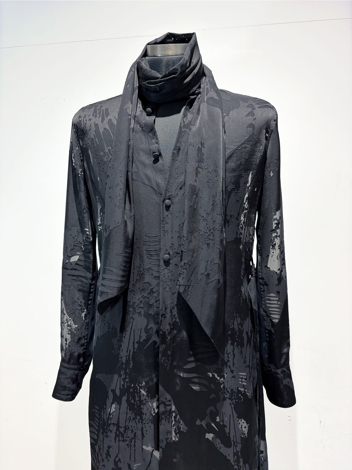 《予約品》 StoalShirt / ストールシャツ / ブラック