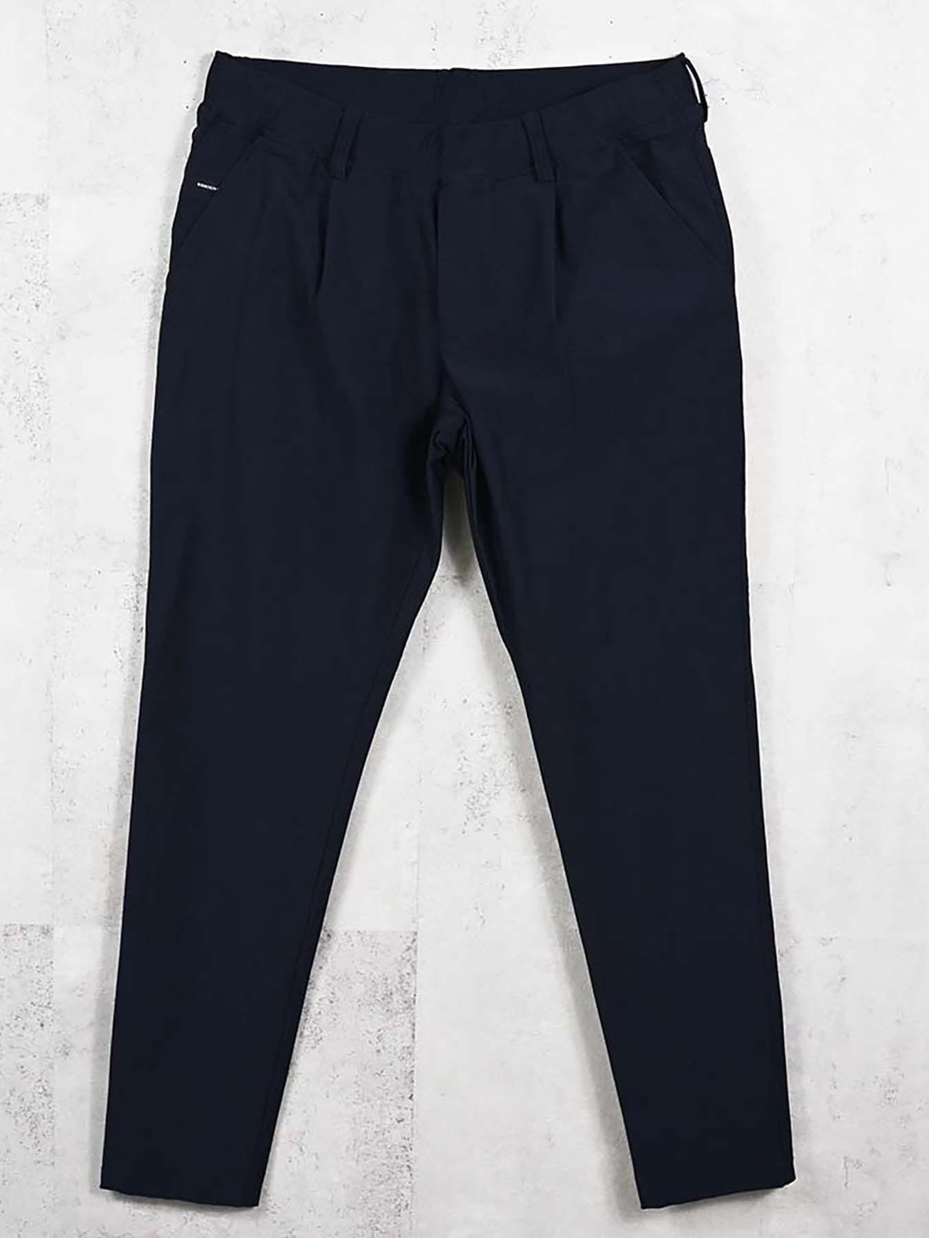 【予約品 8月31日(日) 締切】CHRIS EASY HEAT TUCK PANTS / クリス イージー ヒートタックパンツ / ネイビー