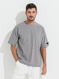 【予約品】NYLON OVER T /  ナイロンオーバーサイズTシャツ / グレー