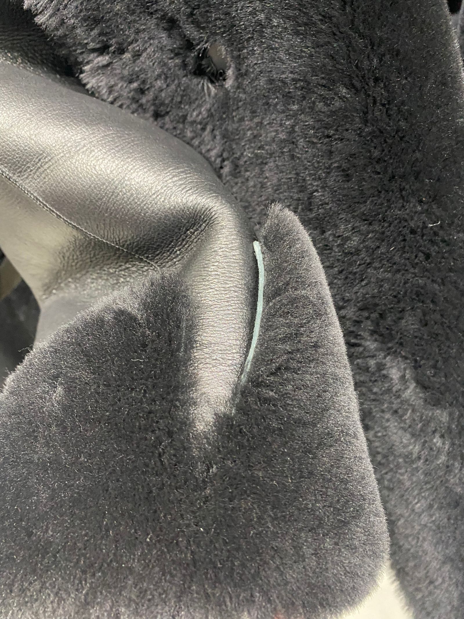 《予約品》 ShawlHoodMoutonCoat / リバーシブルムートンコート / ブラック 【kiryuyrik】 11月以降入荷予定