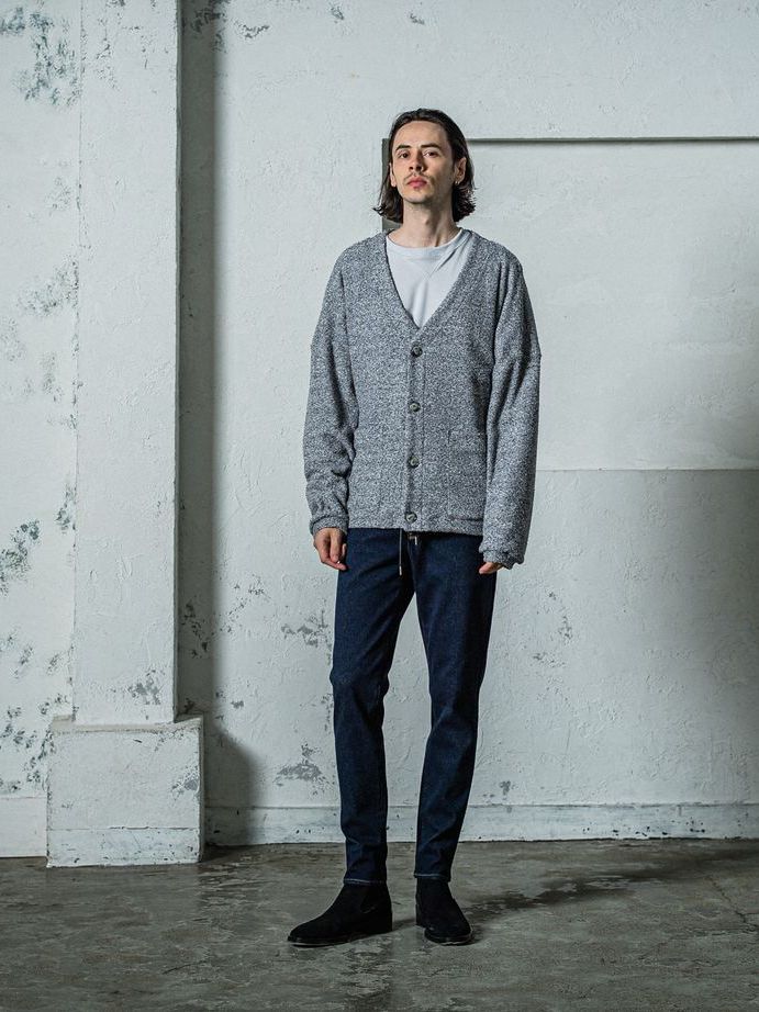 《予約11月17日19時締め》 MICK DENIM JERSEY / ジャージパンツ / インディゴ