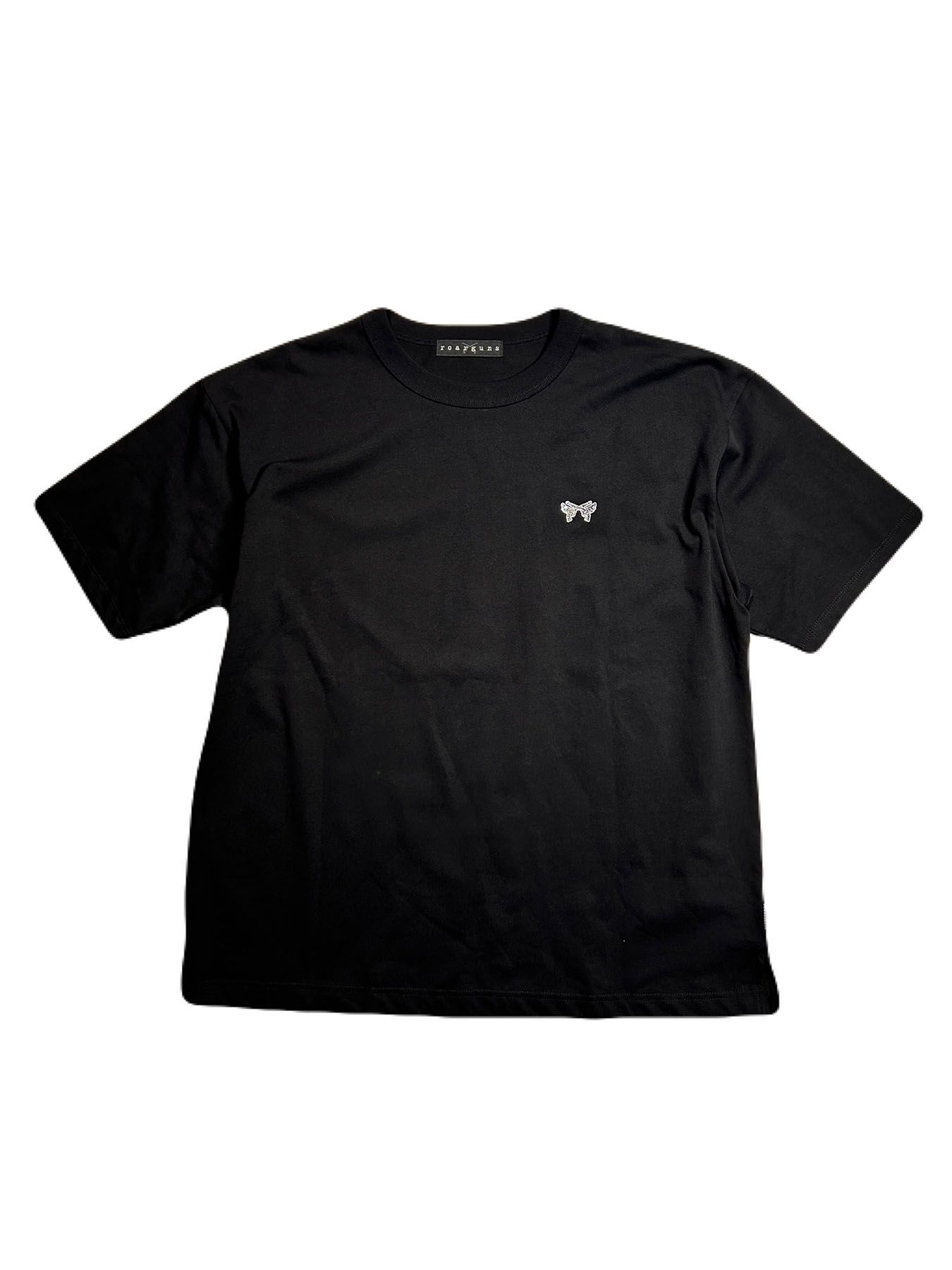 【予約品 8月10日(日) 締切 】WING CROSSGUN S/S T / ウィング クロスガン Tシャツ / クリスタル 刺繍 ブラック