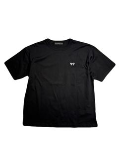 【予約品 8月10日(日) 締切 】WING CROSSGUN S/S T / ウィング クロスガン Tシャツ / クリスタル 刺繍 ブラック