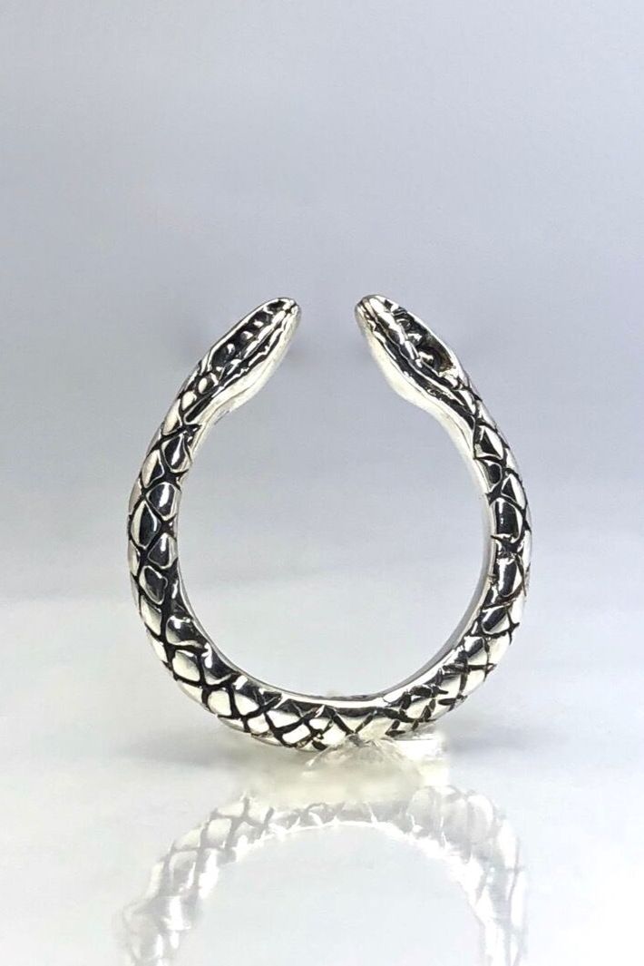 《受注生産》 TWO HEADED SNAKE RING / リング 【注文から2-3週間後入荷予定】