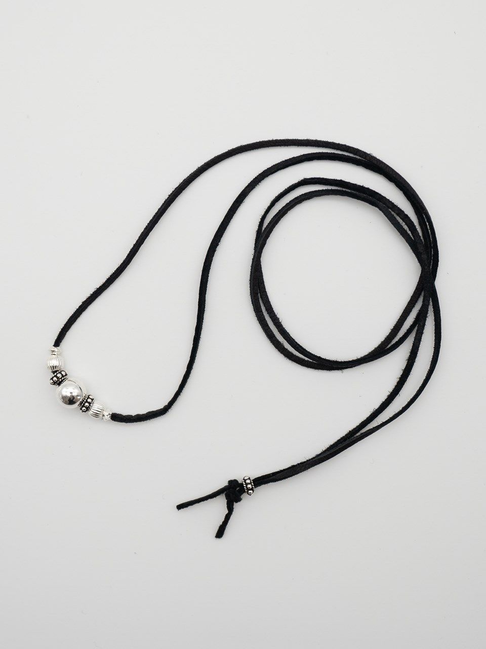 《予約品》 SILVER BEADS チョーカー   / ブラック / 即納