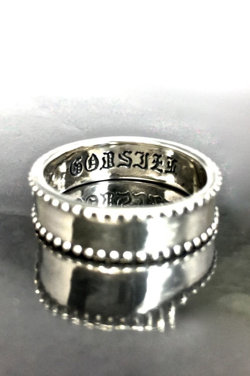 《受注生産》 STUD RING [S] with GARNET リング 【注文から3～4週間後入荷予定】