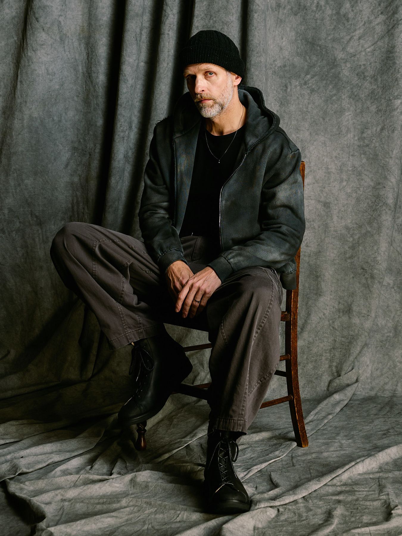 【予約品 4月19日(日) 18時締切】fade zip-up hoodie / フェード ジップアップ フーディー / フェードブラック