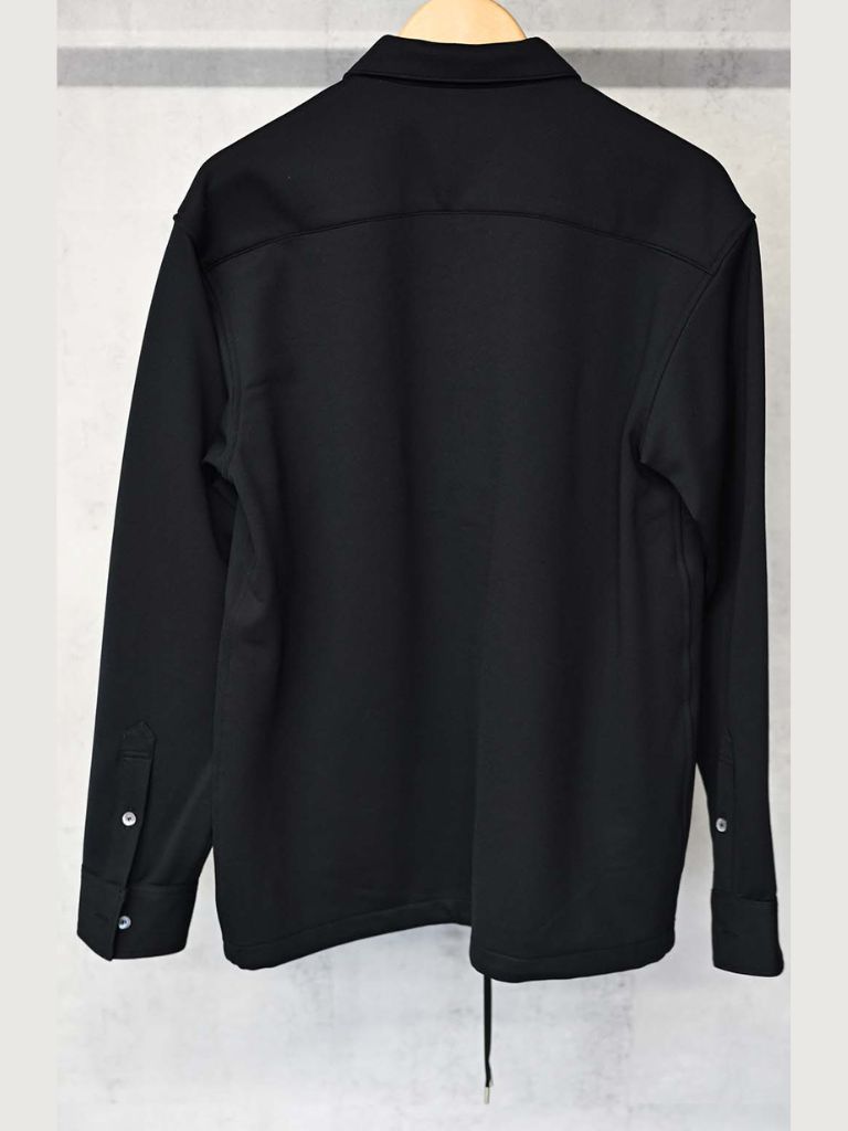 PULLOVER jersey shirt / ジャージブルシャツ / ブラック