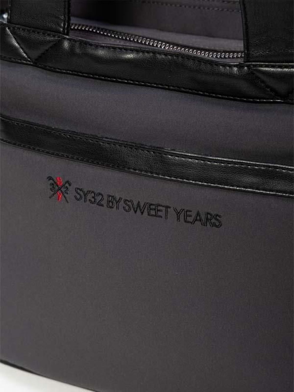 WOVEN INSULATION CART BAG / ウーブン インサレーション カートバッグ / チャコールグレー 【SY32 by SWEET YEARS GOLF】