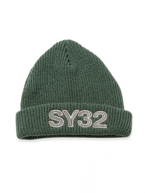 EMBROIDERY KNIT BEANIE / ロゴ刺繍 ニットキャップ / グリーン 【SY32 by SWEET YEARS GOLF】