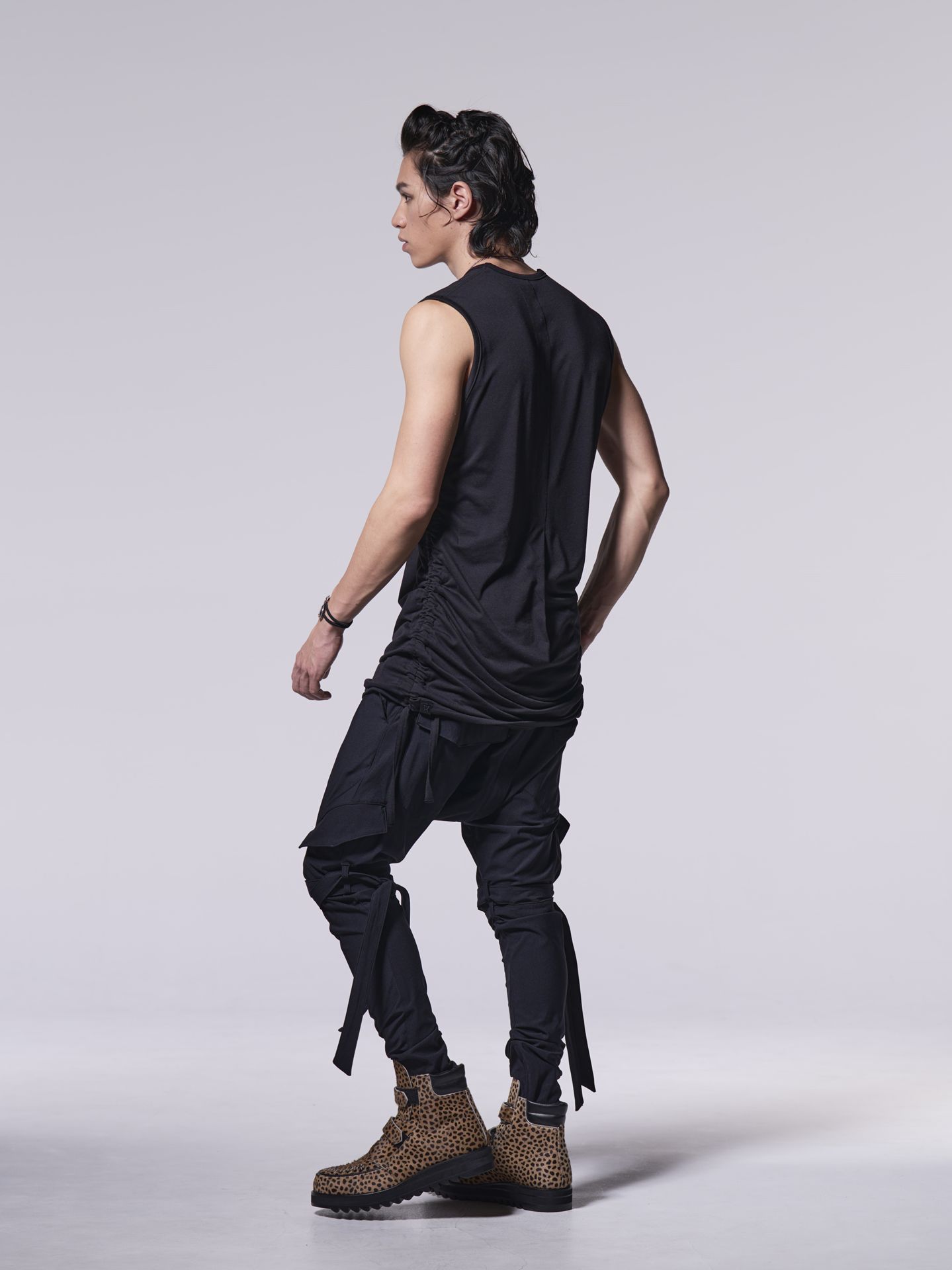 《予約品》 BeltedSarouelPants / サルエルパンツ / ブラック