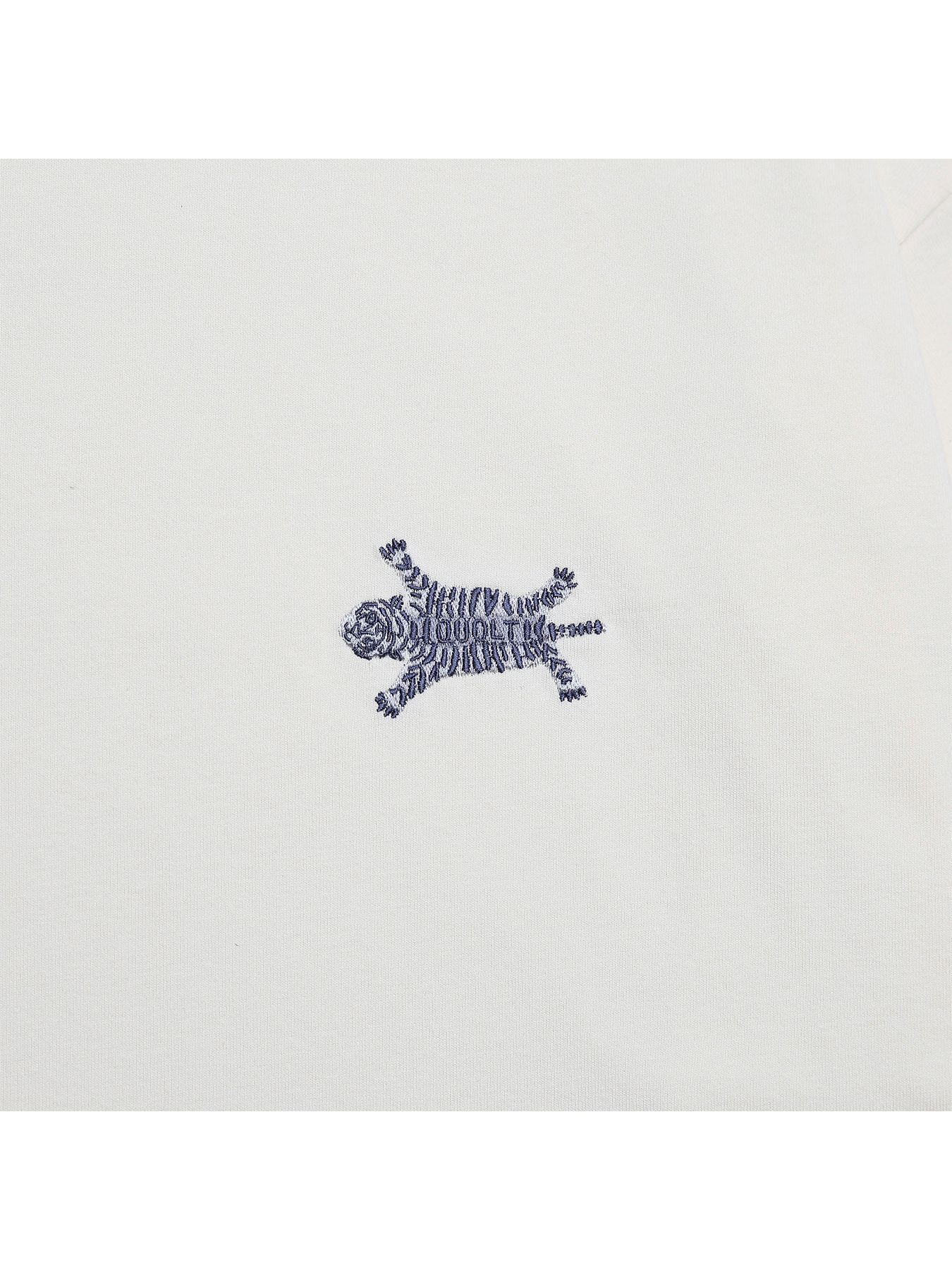 TIGRE-CORD TEE / 刺繍&プリントTシャツ / アイボリー【QUOLT】