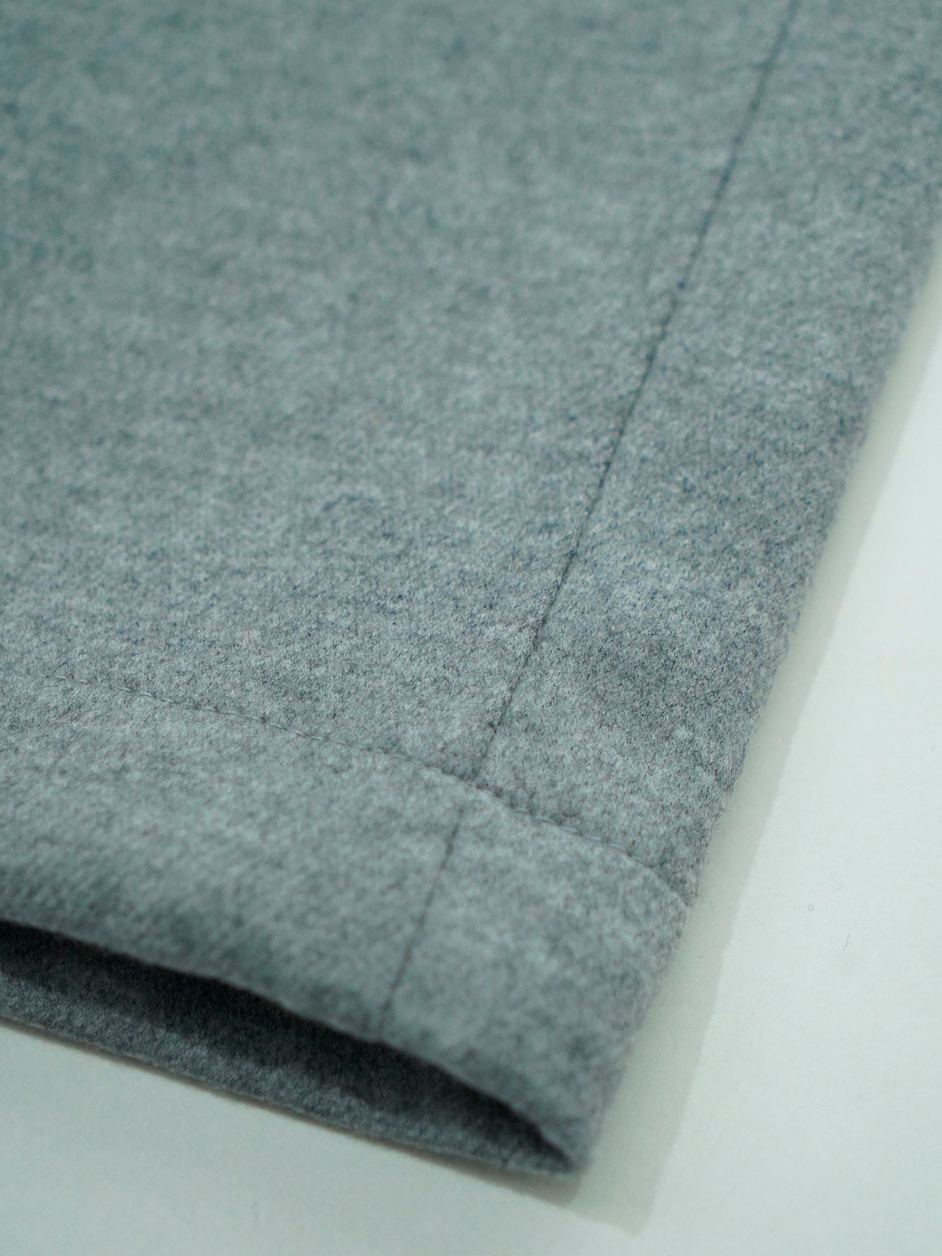 【予約品 】Woolnapp trousers / ウール イージートラウサーズパンツ / 杢グレー