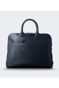 ブリーフ Wave Leather / Dark Blue 【aniary】