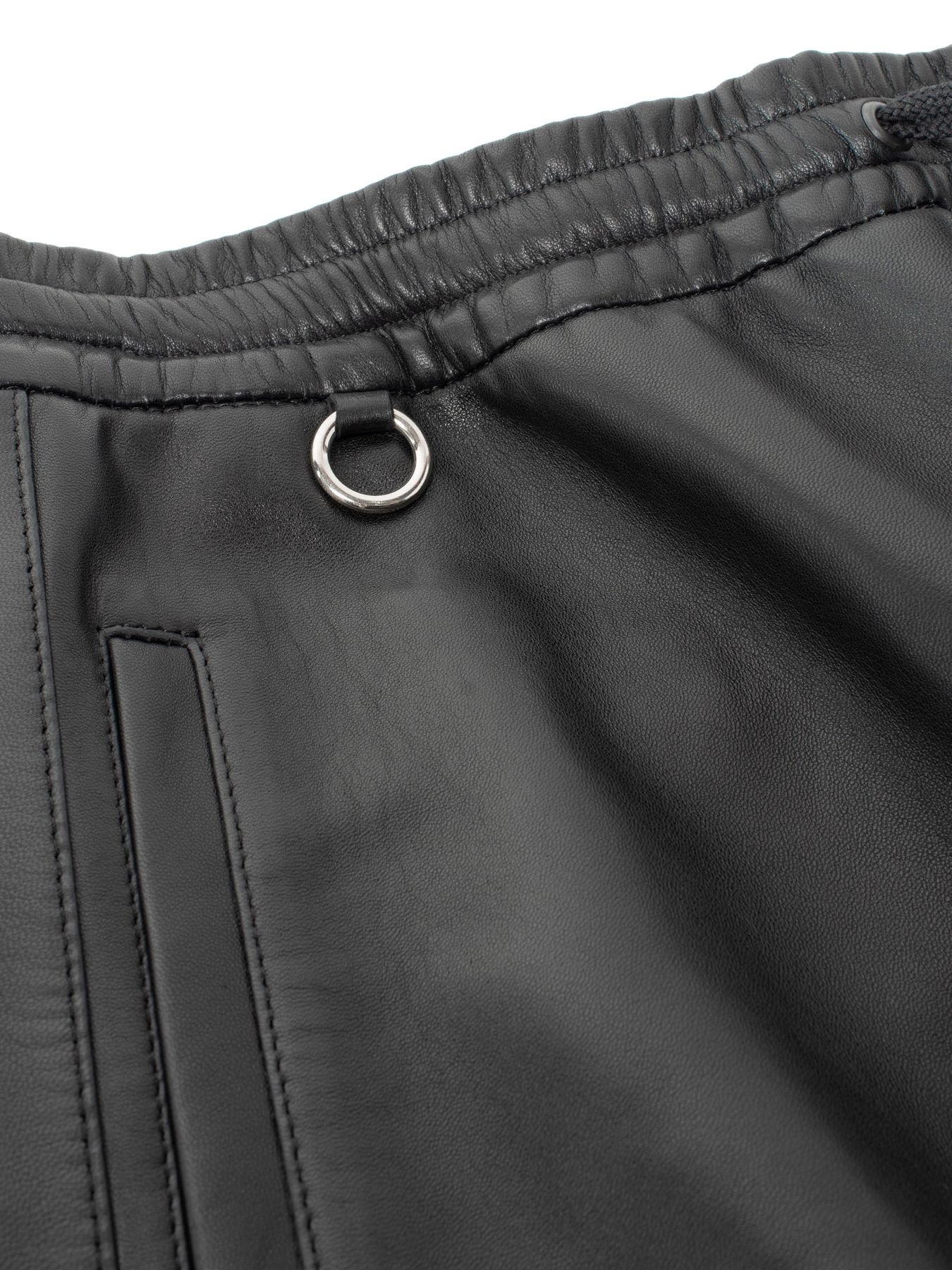 【予約品 9月27日(日) 締切】スペイン エントレフィーノ ラム トラックワイドパンツ / LIVITY/ BLACK