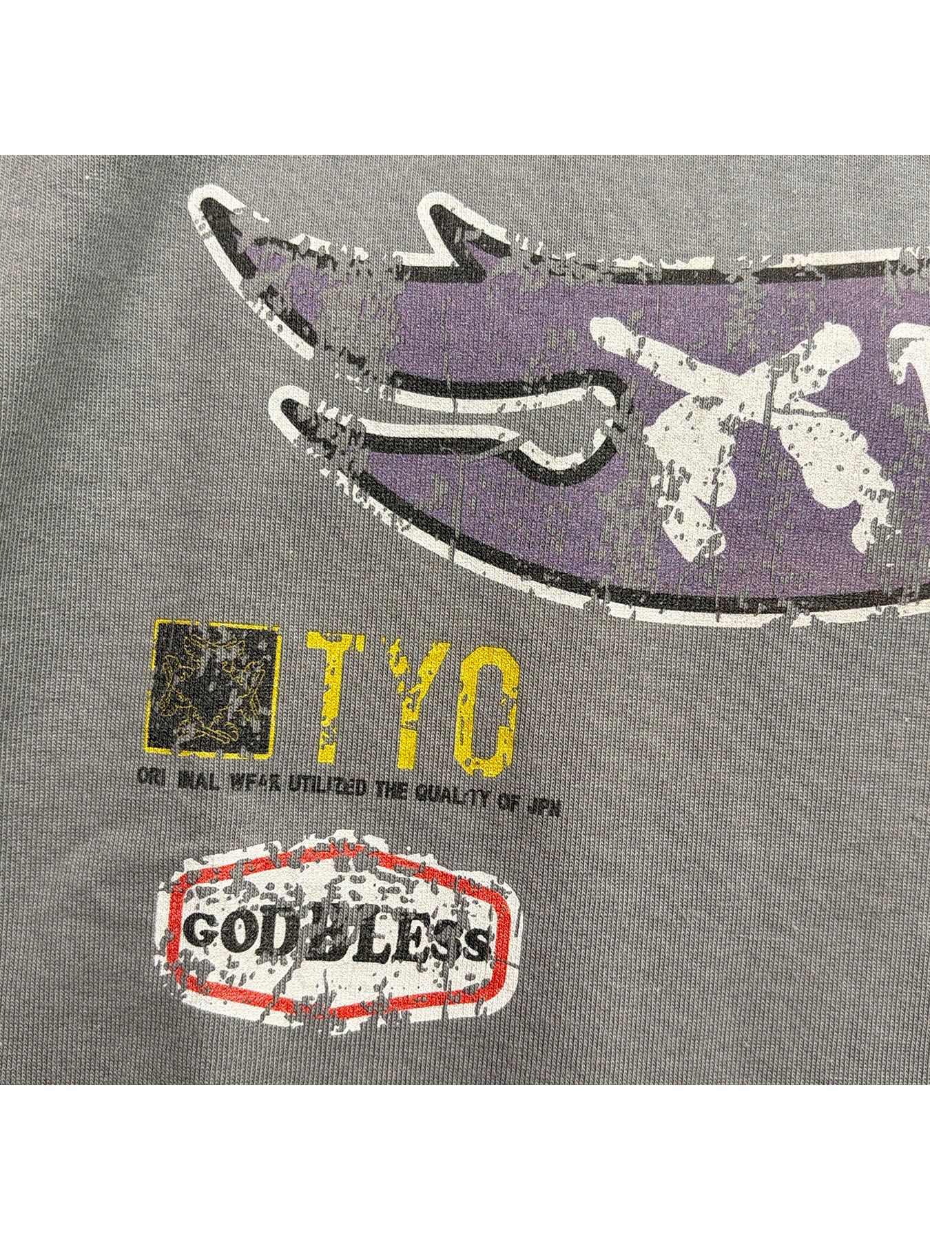 【予約品 3月9日(月) 18:00 締切】INKJET PRINT SWAET / インクジェットプリント スウェット / グレー