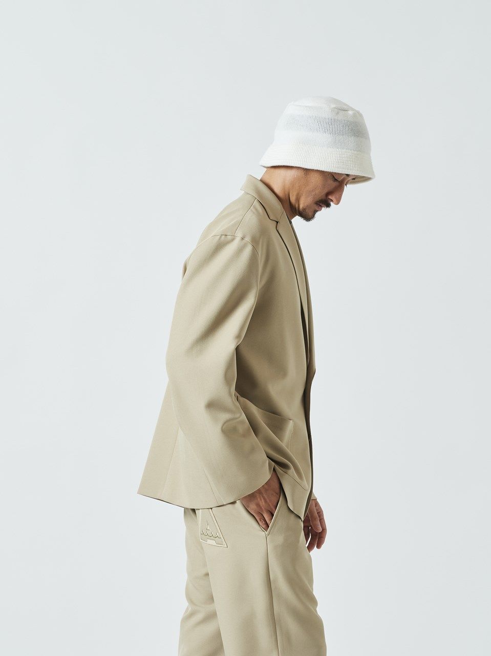 (予約品) muta Relax Fit Tailored JKT / イージーテーラードジャケット / ベージュ 【Acanthus×muta】10月上旬頃入荷予定