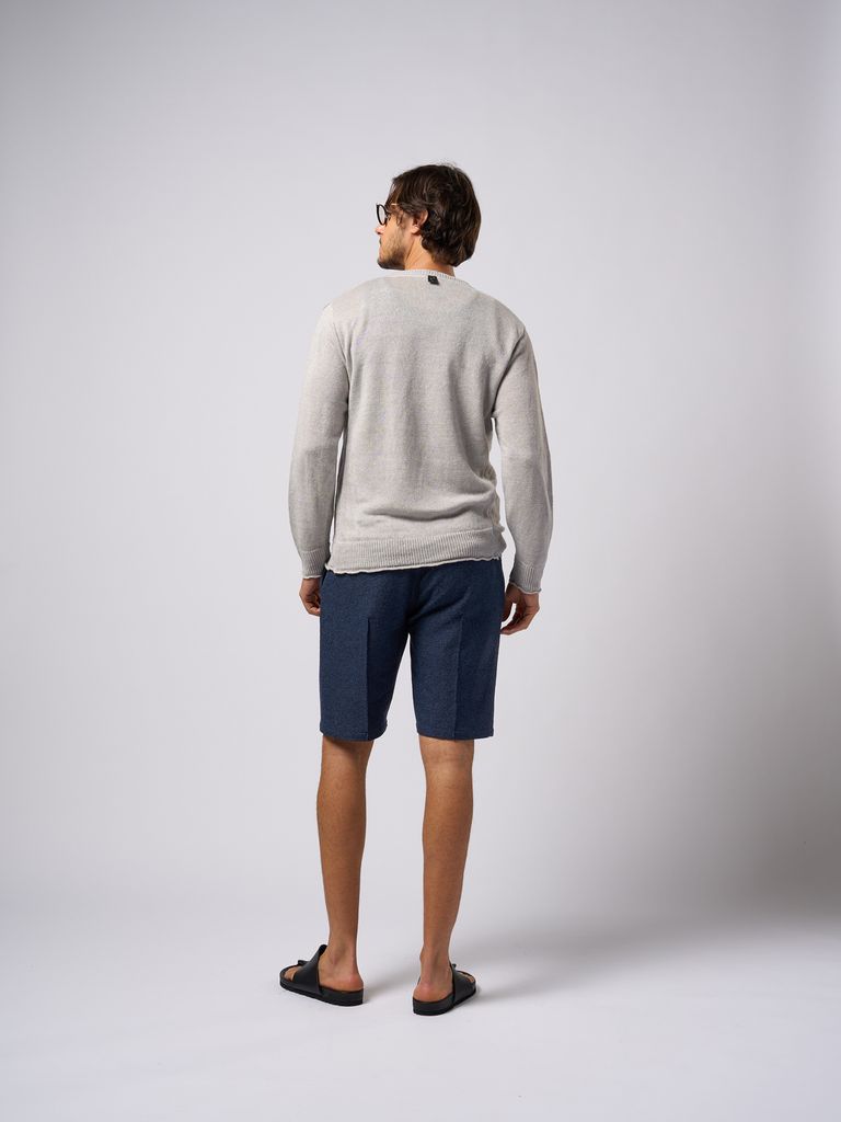 neweye jiji knit ニューアイ コットンニット ヘンリーネック ベーシック カフニット Cotton Knit コットン ブラック