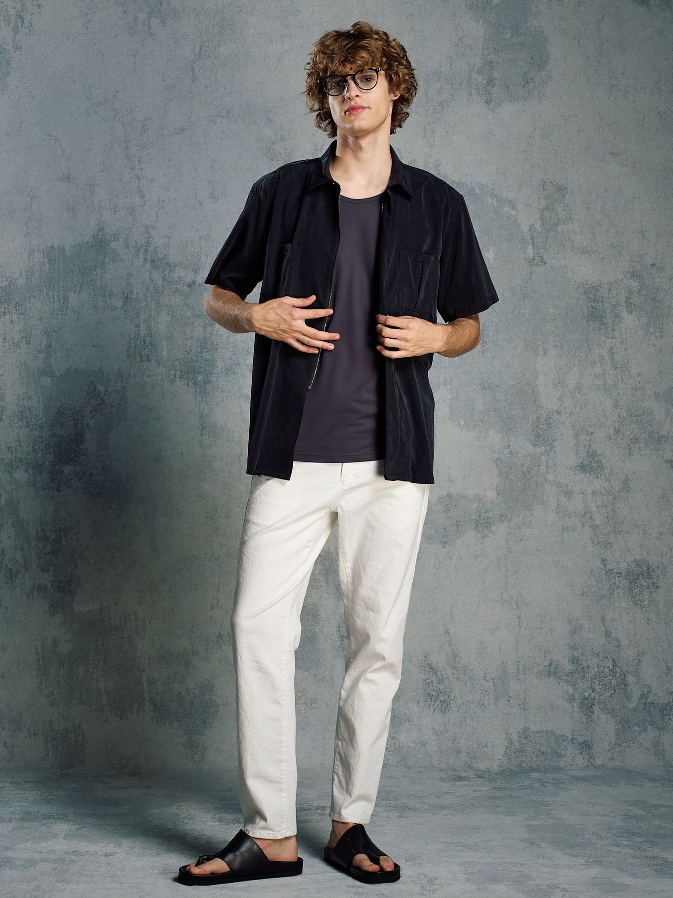 【予約品 1月25日(日) 締切】cool tank top / クールタンクトップ / チャコール