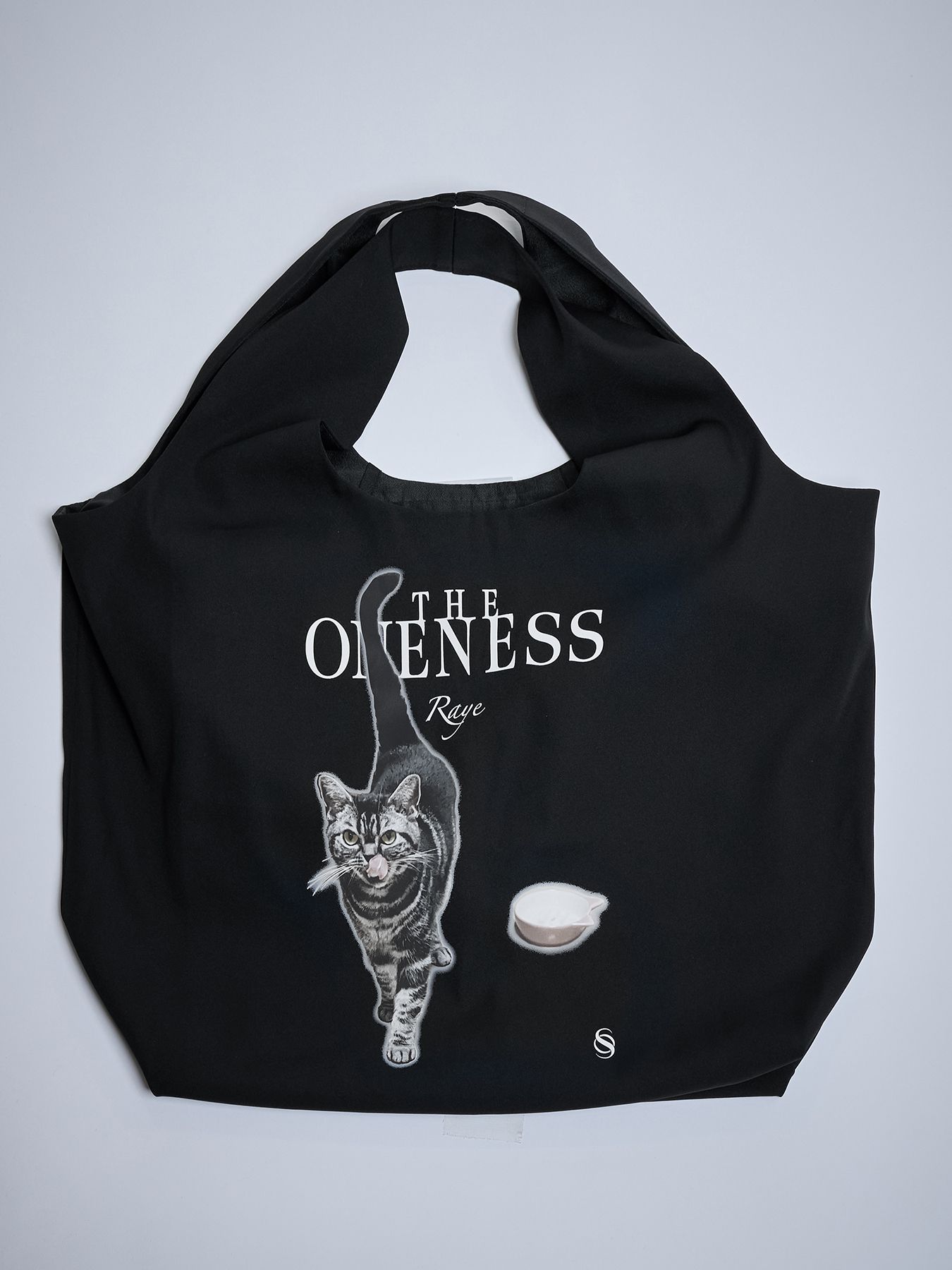 【予約品 4月26日(日) 締切】《犬猫保護活動チャリティー企画》Shoulder Tote Bag / ショルダー トートバッグ / ブラック