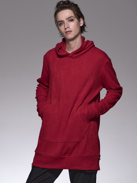 《予約品》 PythonJQD Jersey Hoodie / パイソンジャガード織パーカー / レッド