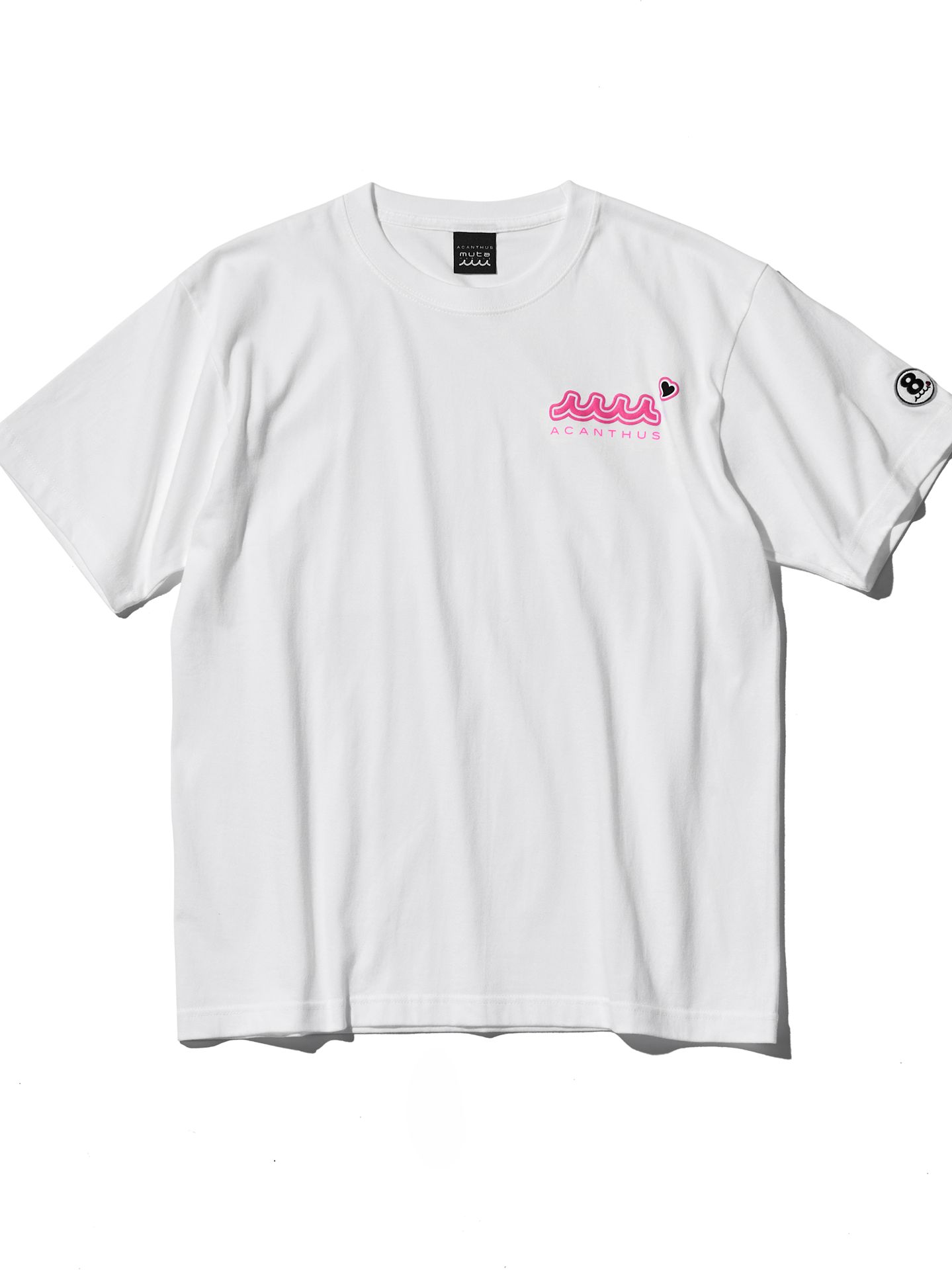 muta sweet muta Tee / Tシャツ / ホワイト 【Acanthus×muta】