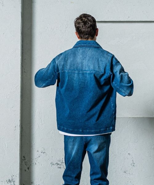 《予約11月17日19時締め》 DENIM JERSEY  OVER CPO ダークインディコ / デニムジャージ /