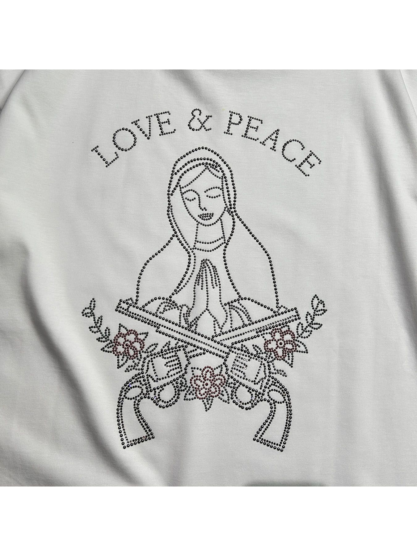 【予約品 8月10日(日) 締切 】MARIA METAL S/S T / マリア メタル Tシャツ / クリスタル メタル ホワイト