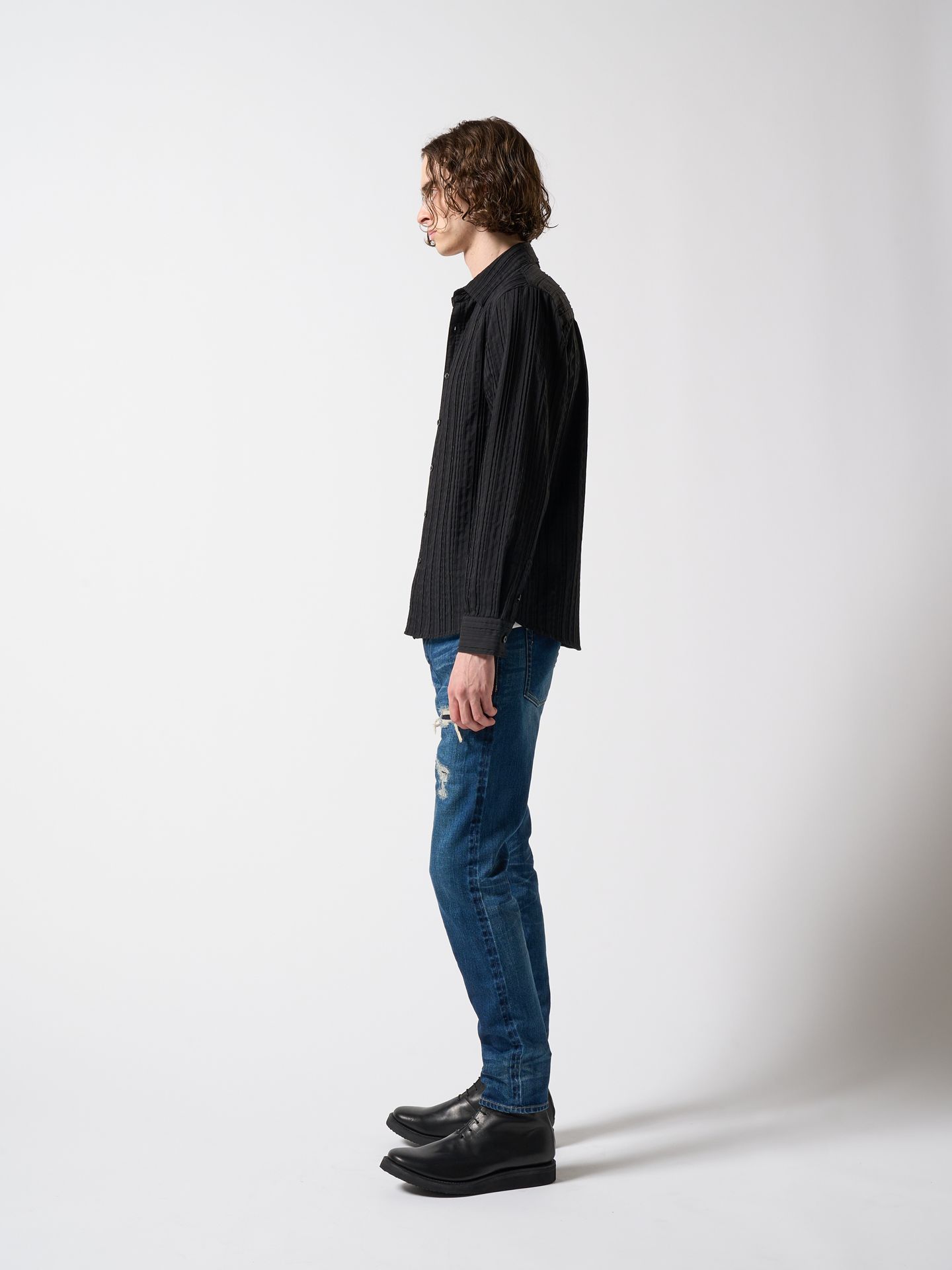 【予約品】 tight straight selvedge denim(used) / タイトストレートデニム / used