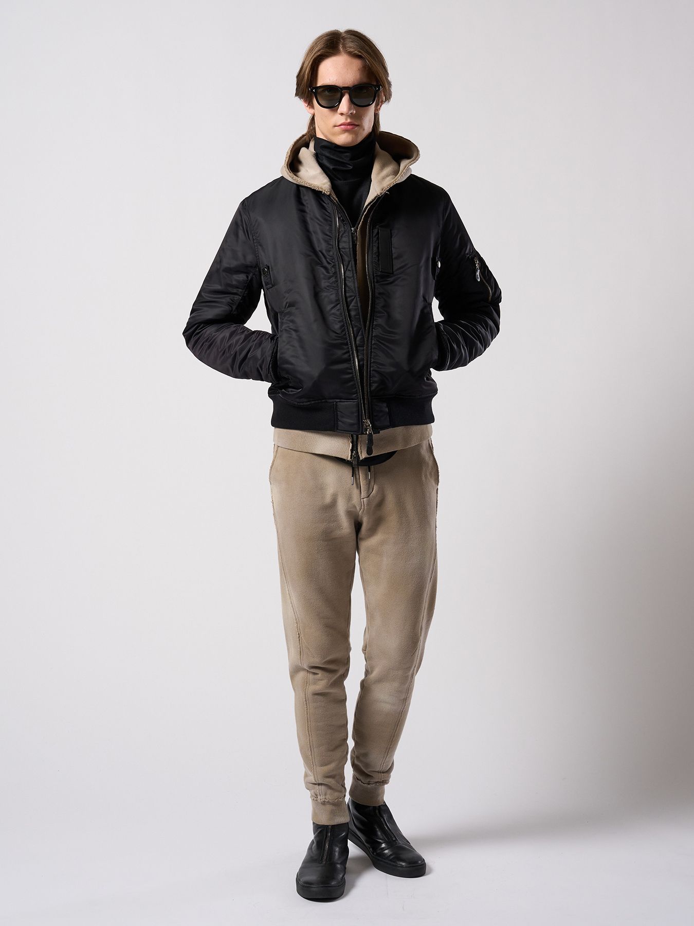 【予約品 4月19日(日) 18時締切】fade zip-up hoodie / フェード ジップアップ フーディー / フェードベージュ